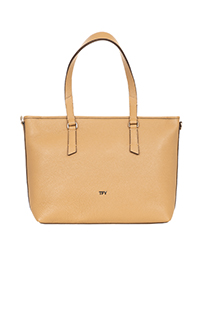 Velika ženska kožna torba sa ručkama i kaišem Tiffany Production