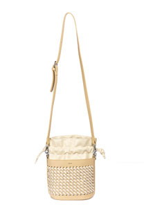 Bucket torba sa pletenim efektom Tiffany Production