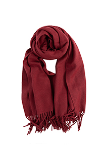 Jednobojna ženska ešarpa sa resama Tiffany Production