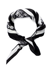 Marama sa crno-belim dezenom Tiffany Production