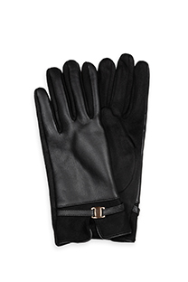 Tiffany Production Ženske kombinovane rukavice sa ukrasnom trakom