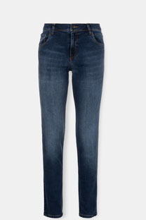 Tiffany Production Tamno plave slim fit farmerke