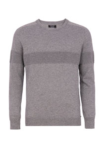 Muški džemper dugih rukava sa rebrastim detaljem Tiffany Production