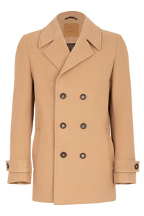 Muški kaput sa duplim kopčanjem i džepovima Tiffany Production