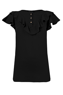 Bluza sa okruglim izrezom i kratkim karner rukavima Tiffany Production