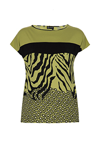 Bluza kratkih rukava u zebra dezenu Tiffany Production