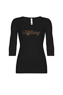 Ženska bazna majica sa okruglim izrezom i rukavima 3/4 dužine Tiffany Production