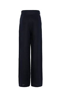 Pantalone širokih nogavica od 100% lana Tiffany Production