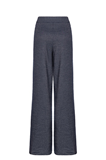 Ženske pantalone širokih nogavica sa bočnim džepovima Tiffany Production