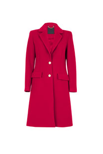 Ženski kaput sa kragnom i kopčanjem dugmićima Tiffany Production