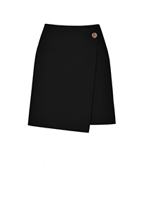 Asimetrična kratka suknja na preklop Tiffany Production