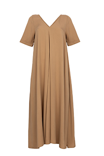 Oversize haljina kratkih rukava sa V izrezom Tiffany Production