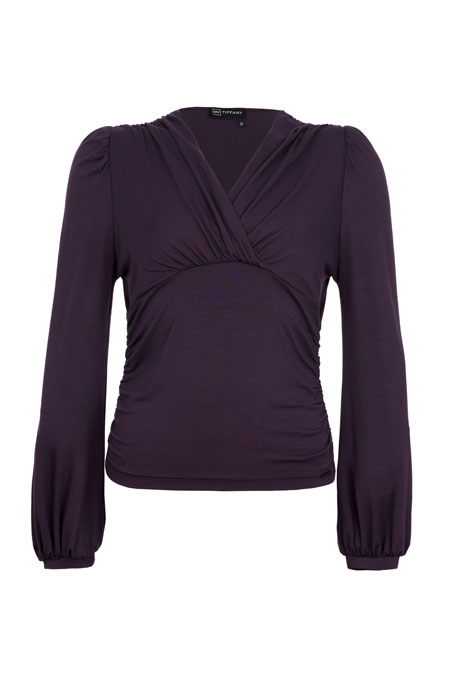Tiffany Production Ženska majica dugih rukava sa V izrezom