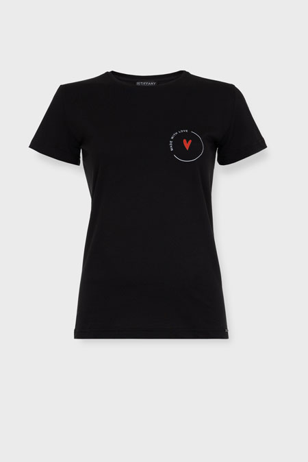 Tiffany Production Majica sa minimalističkim printom