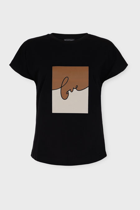 Ženska majica sa printom „Love“ Tiffany Production