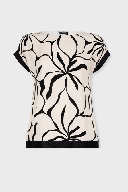 Elegantna majica sa cvetnim dezenom Tiffany Production