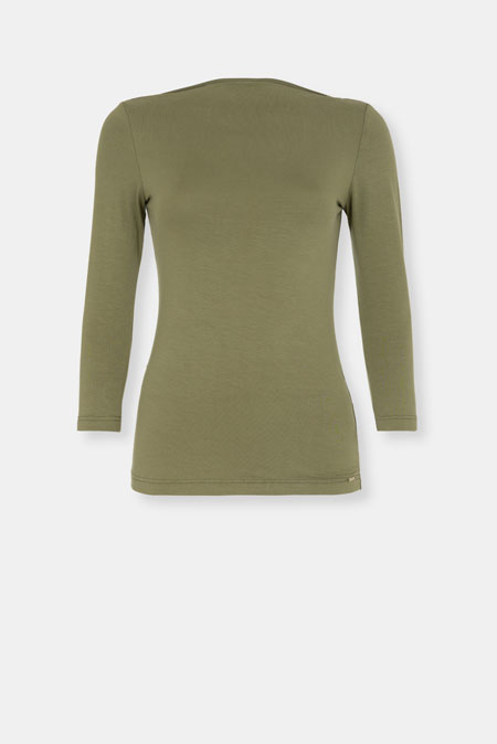 Majica od viskoze sa 3/4 rukavima Tiffany Production