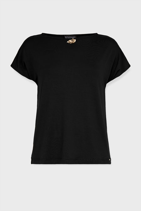 Viskozna majica opuštenog kroja Tiffany Production