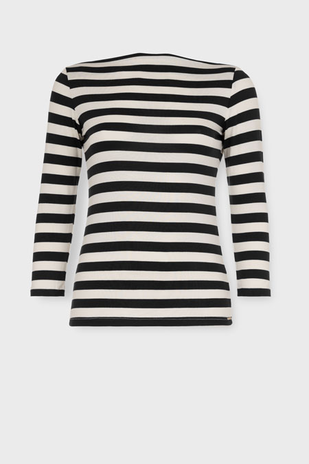 Prugasta majica od viskoze Tiffany Production