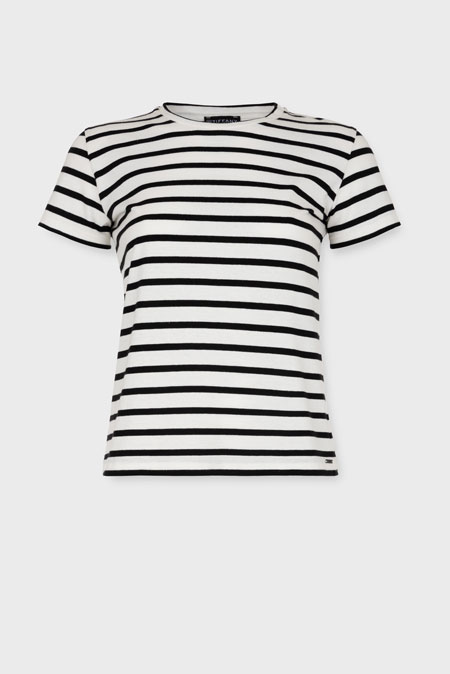 Pamučna majica sa prugama – klasičan kroj Tiffany Production