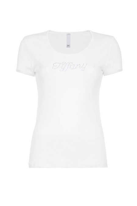 Bazna majica sa ukrasnim cirkonima Tiffany Production