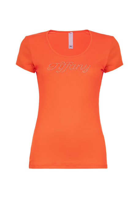 Bazna majica sa ukrasnim cirkonima Tiffany Production