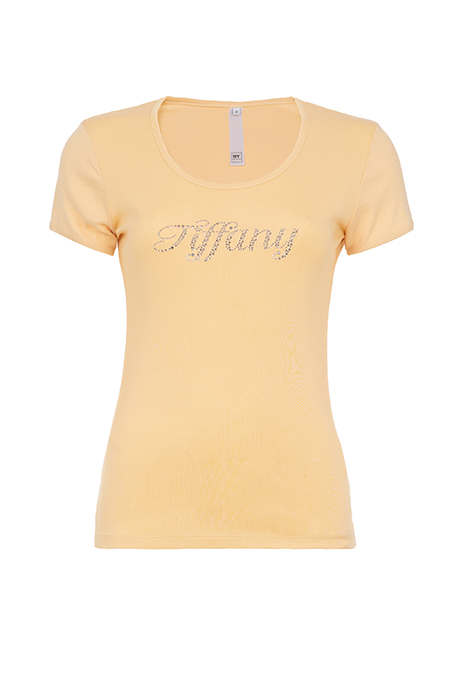 Ženska bazna majica sa ukrasnim cirkonima Tiffany Production