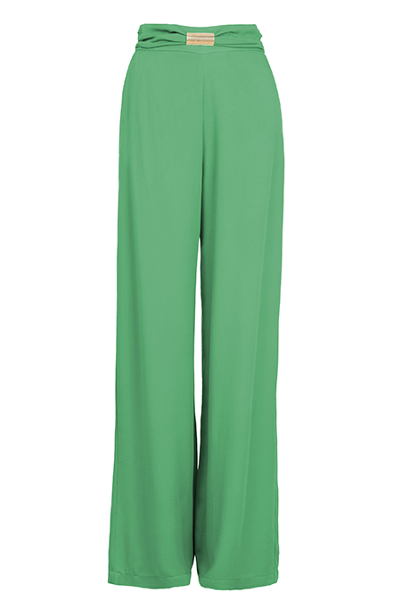 Viskozne pantalone sa metalnim detaljem Tiffany Production