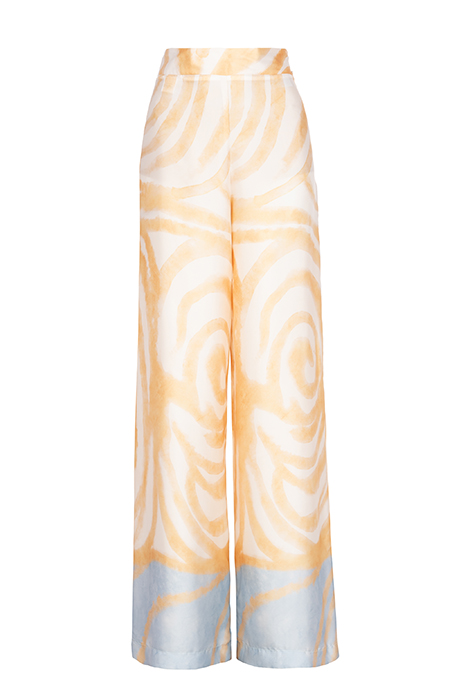 Ženske pantalone širokih nogavica u dezenu Tiffany Production