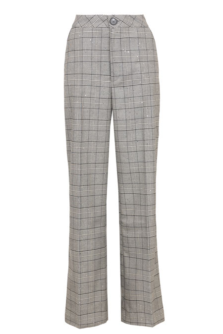 Zvonaste pantalone od kariranog tvida  Tiffany Production