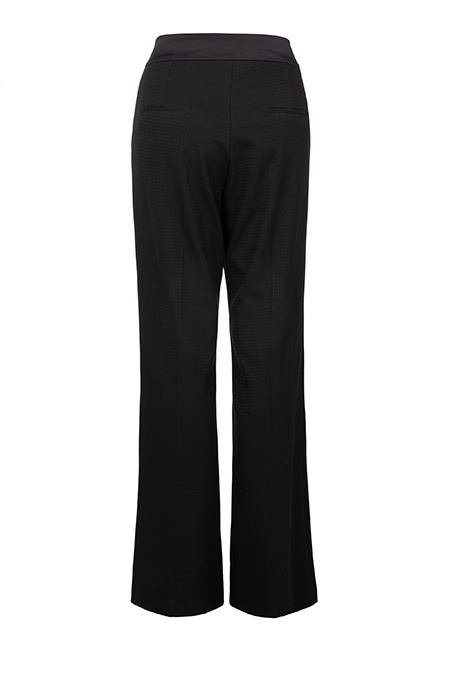 Zvonaste ženske pantalone sa satenskim pojasom Tiffany Production