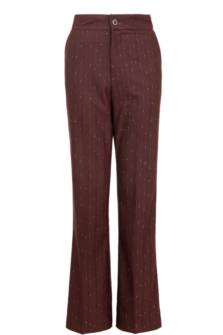 Tiffany Production Ženske zvonaste pantalone sa svetlucavim nitima