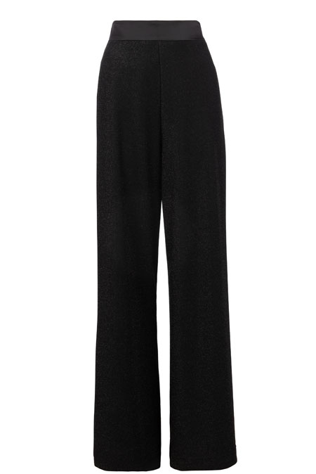 Pantalone širokih nogavica sa satenskim pojasom Tiffany Production