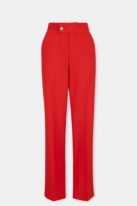 Pantalone visokog struka sa širokim nogavicama Tiffany Production