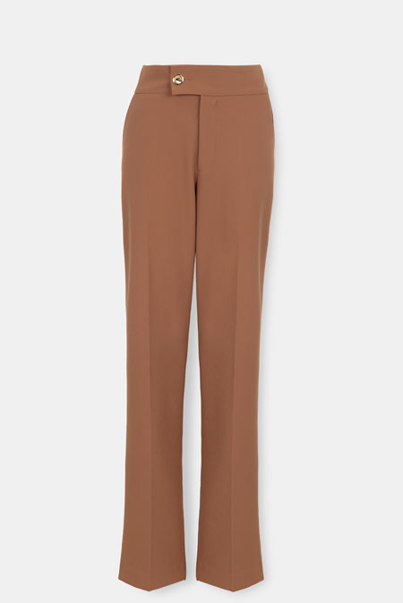 Tiffany Production Pantalone visokog struka sa širokim nogavicama