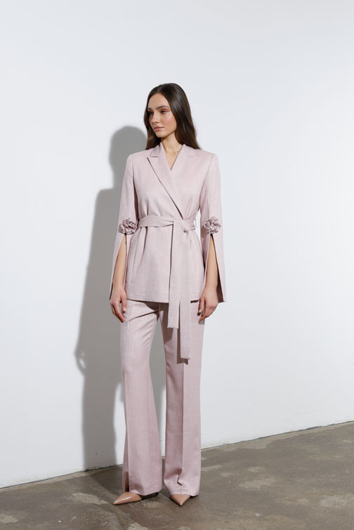 Elegantne pantalone sa lameom Tiffany Production