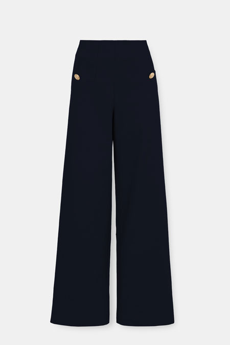 Pantalone visokog struka i širokih nogavica Tiffany Production