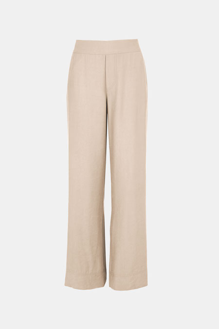Široke pantalone od viskoze sa elastičnim pojasom Tiffany Production