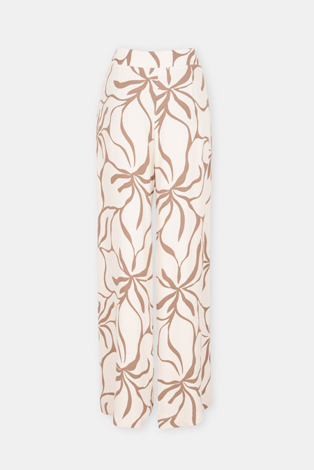 Lagane pantalone sa floralnim motivom Tiffany Production