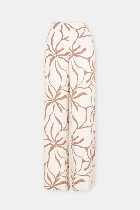 Lagane pantalone sa floralnim motivom Tiffany Production