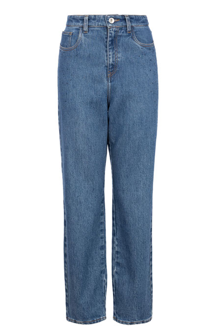 Farmerke visokog struka sa diskretnim cirkonima Tiffany Production