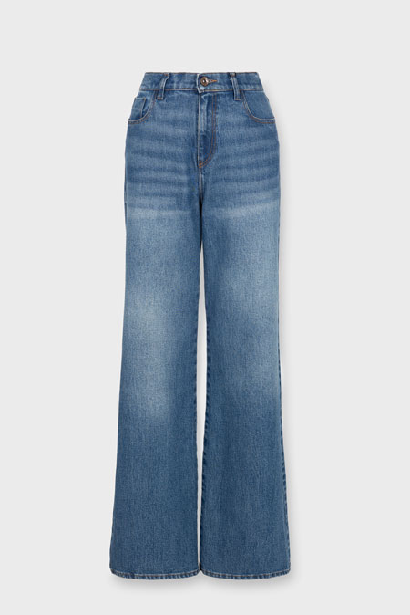 Tiffany Production Široke farmerke