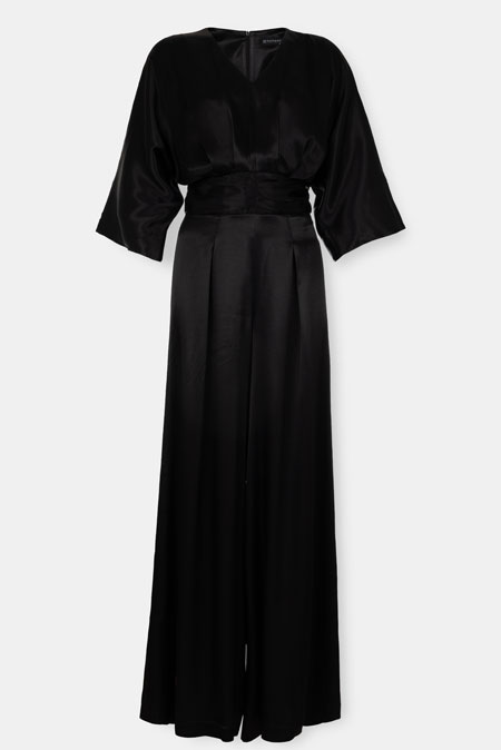 Tiffany Production Kombinezon sa naglašenim strukom i širokim nogavicama