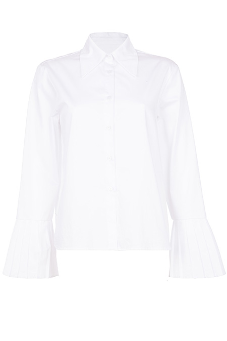 Tiffany Production Ženska košulja od 100% pamuka sa zvonastim rukavima