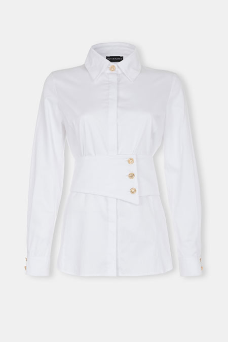 Tiffany Production Košulja sa pojasom u struku