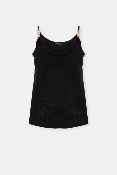 Top na bretele sa dekorativnim detaljima Tiffany Production