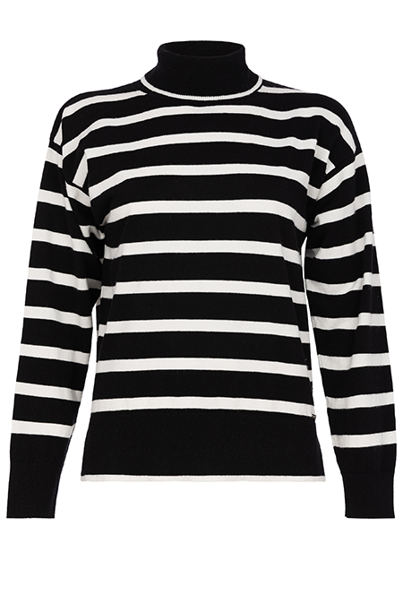 Tiffany Production Ženski prugasti džemper dugih rukava