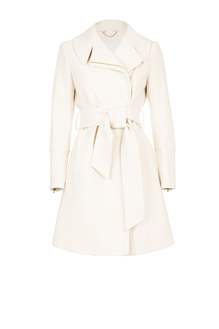 Ženski kaput na preklop sa rajsferšlus kopčanjem Tiffany Production