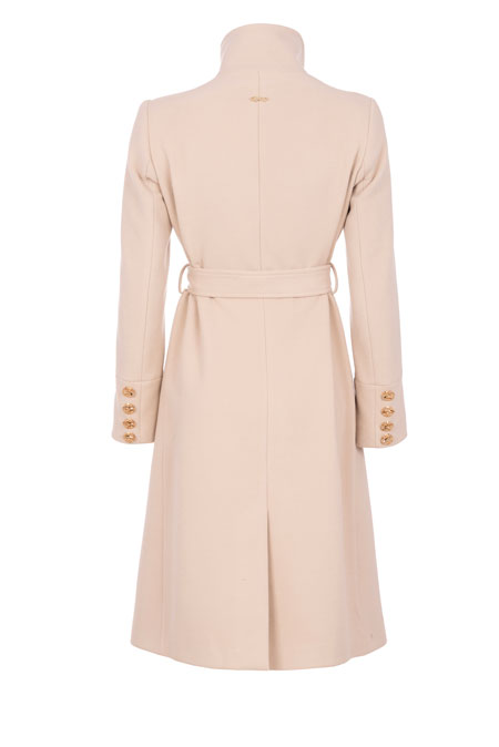 Ženski kaput sa visokom kragnom i kaišem Tiffany Production