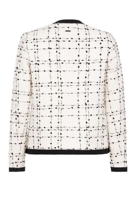 Ženski sako od buklea sa imitacijom džepova Tiffany Production